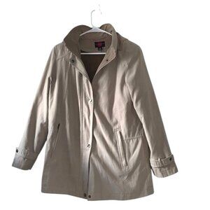 Gallery Petite Women's PM Beige Hooded Jacket